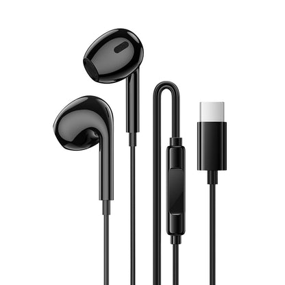 Handsfree USB-C Borofone BM100 Max Fuente, Musta