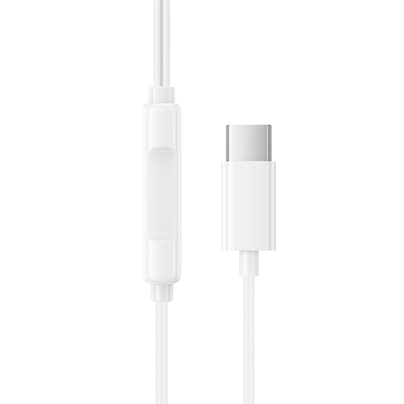 Handsfree USB-C Borofone BM100 Max Fuente, Valkoinen