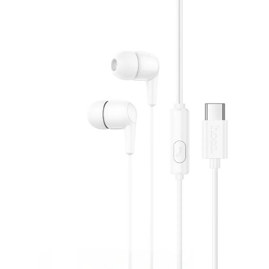 Handsfree USB-C HOCO M97, Valkoinen