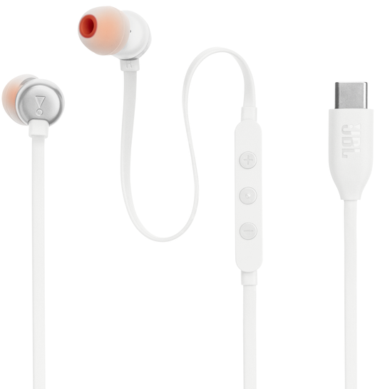 Handsfree USB-C JBL Tune 310C, Valkoinen JBLT310CWHT