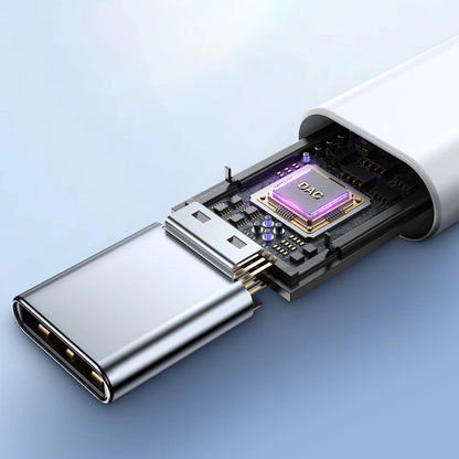 Handsfree USB-C Joyroom JR-EC05, Valkoinen