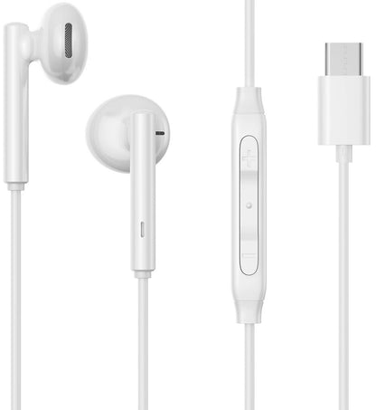 Handsfree USB-C Joyroom JR-EC05, Valkoinen