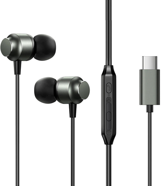 Handsfree USB-C Joyroom JR-EC06, Harmaa