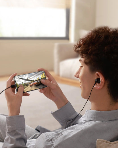 Handsfree USB-C Joyroom JR-EC07, Musta
