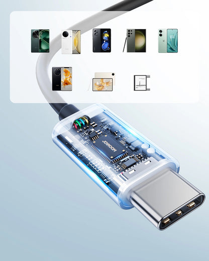 Handsfree USB-C Joyroom JR-EC07, Musta