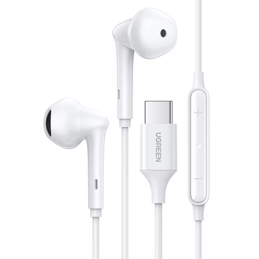 Handsfree USB-C UGREEN EP101, valkoinen