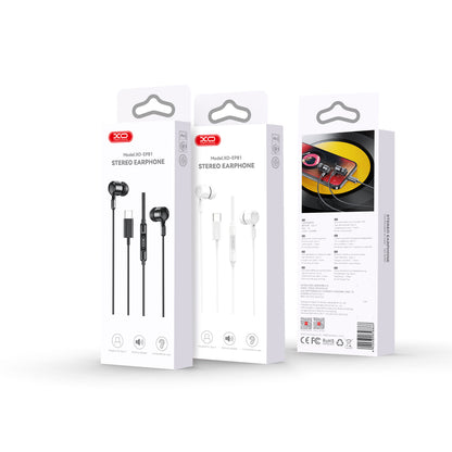 Handsfree USB-C XO Design EP81, Musta