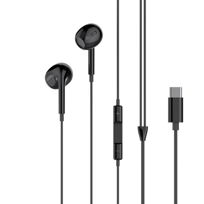 Handsfree USB-C XO Design EP74, Musta