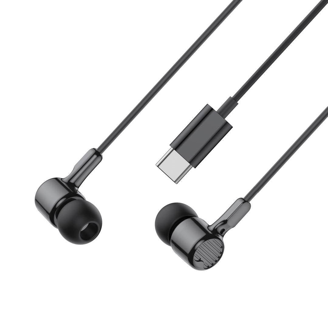 Handsfree USB-C XO Design EP81, Musta