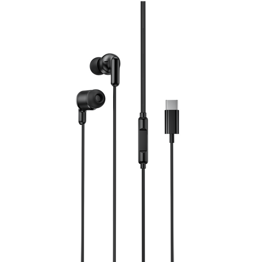 Handsfree USB-C XO Design EP84, Musta