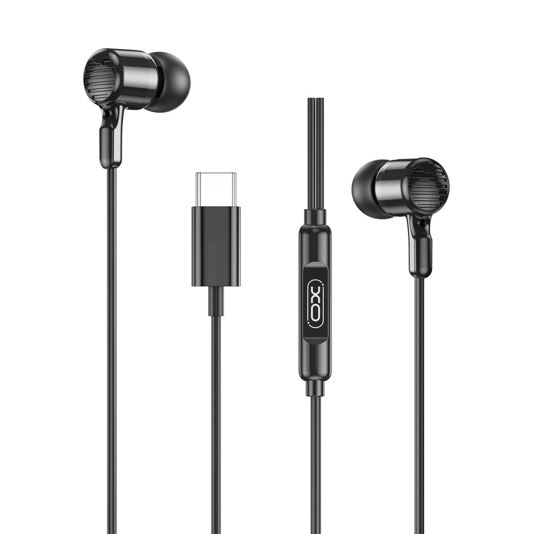 Handsfree USB-C XO Design EP81, Musta