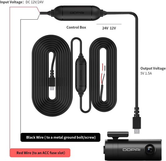 Hardwire DDPAI Mini Pro -kameralle