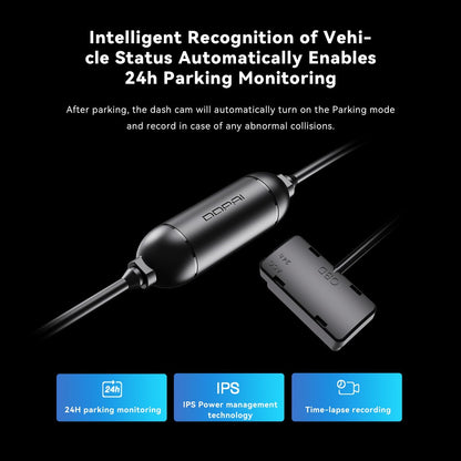 Hardwire OBD DDPAI DC001 E3 / Mini5 / N1 Dual / N3 / N3 Pro / N5 Dual / Z40 / Z50 -kameroille