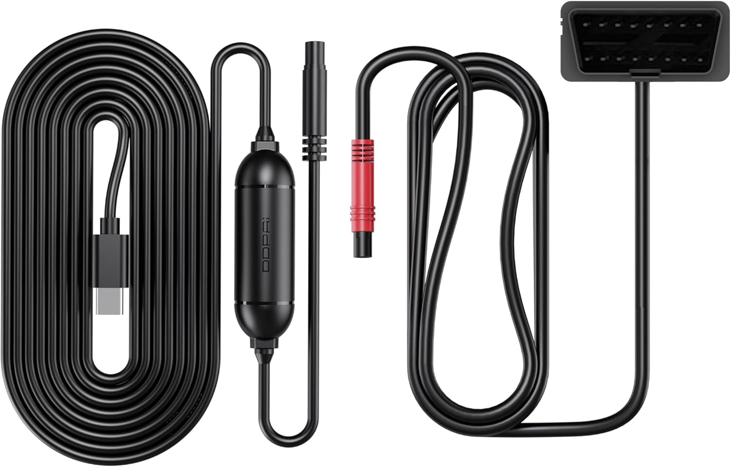 Hardwire OBD DDPAI DC001 E3 / Mini5 / N1 Dual / N3 / N3 Pro / N5 Dual / Z40 / Z50 -kameroille