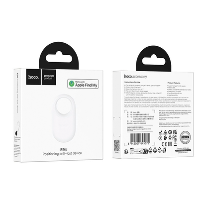 HOCO SmartTag E94 iOS-sarjalle, Valkoinen