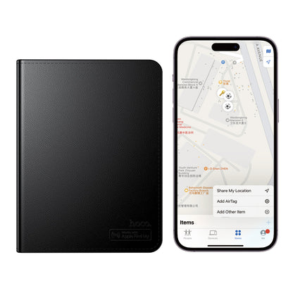 HOCO SmartTag Passport E91G iOS-sarjalle, musta