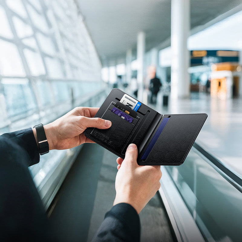 HOCO SmartTag Passport E91G iOS-sarjalle, musta