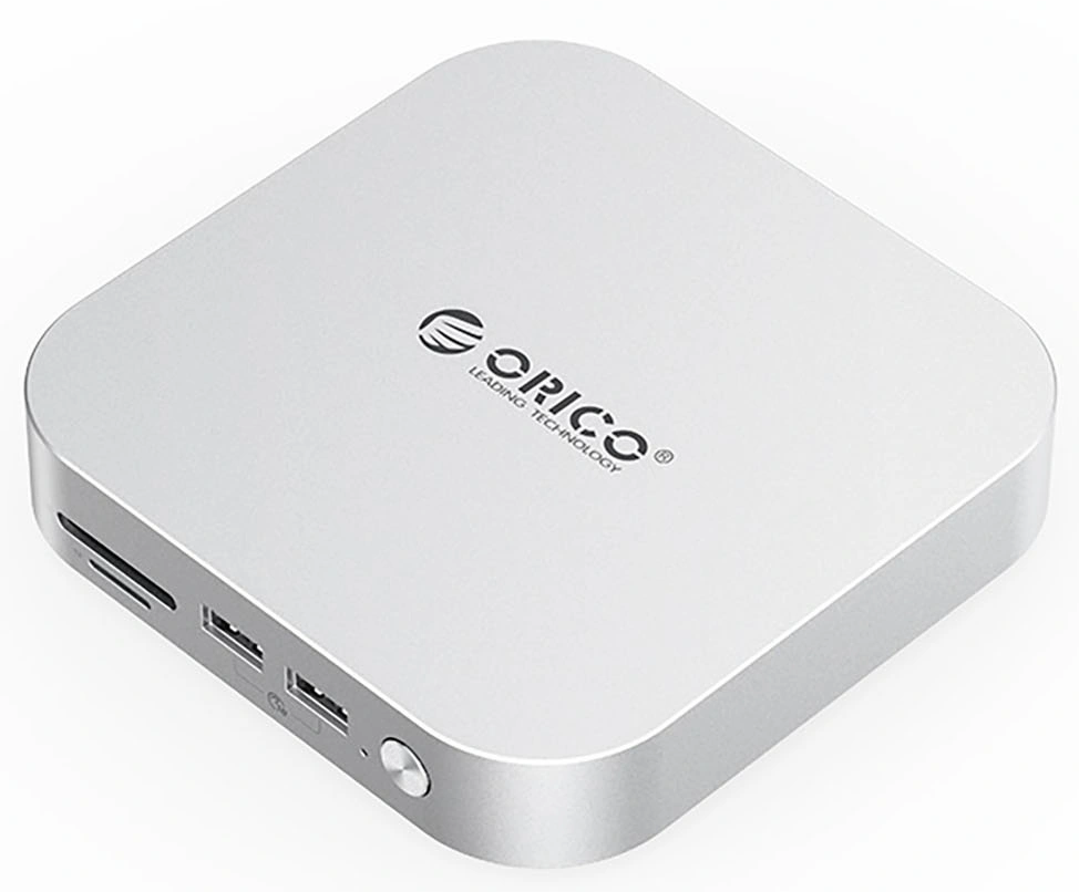 Orico MiniLink M49P monitoimihubi Apple Mac Mini M4:lle, 9-in-1, hopea