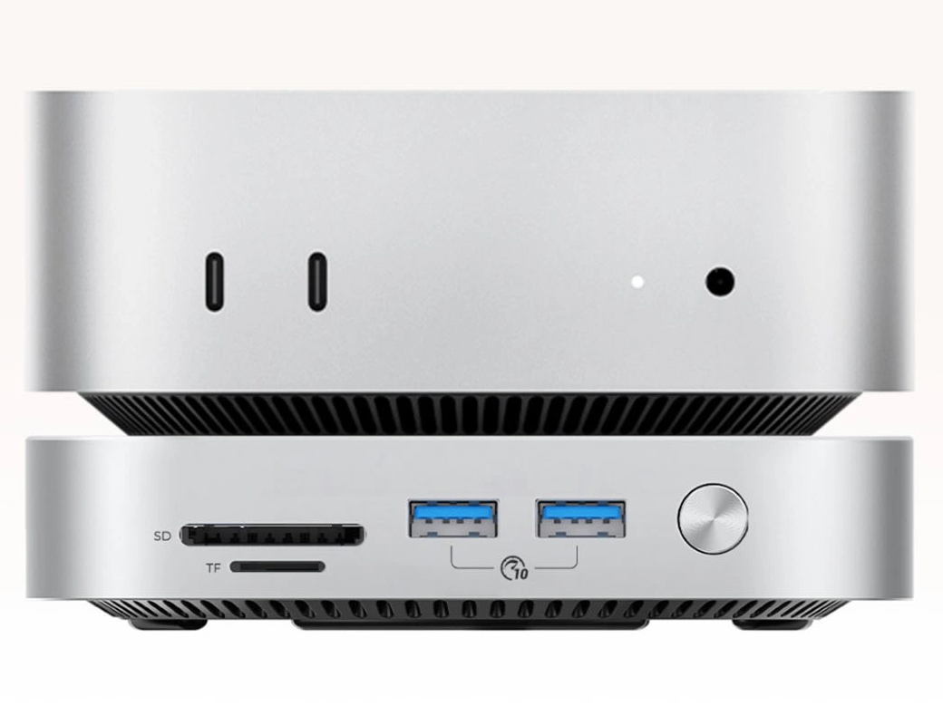 Orico MiniLink M49P monitoimihubi Apple Mac Mini M4:lle, 9-in-1, hopea