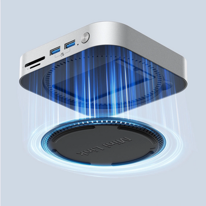Orico MiniLink M49P monitoimihubi Apple Mac Mini M4:lle, 9-in-1, hopea
