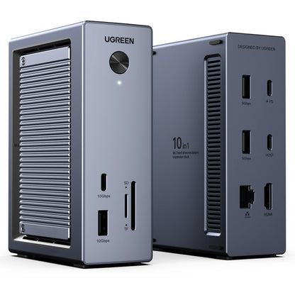 Monitoimihubi UGREEN CM923 (55735), 10in1, Harmaa