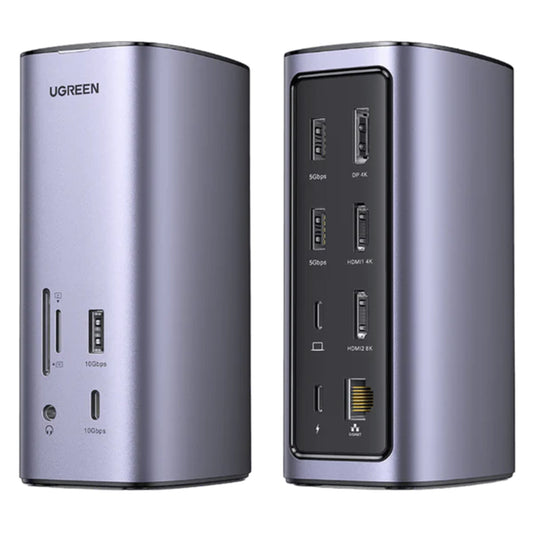 UGREEN Pro CM555 monitoimihubi, 13in1, Harmaa