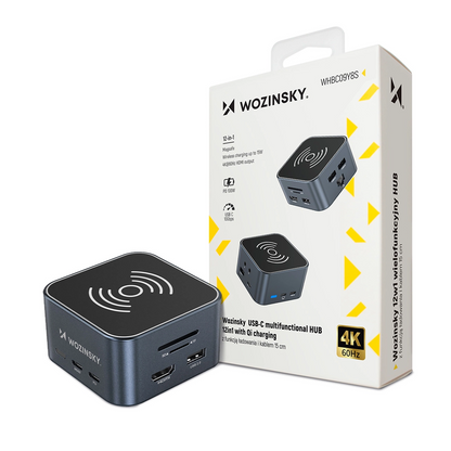 Monitoimikeskus WZK WHBC09Y8S, 12in1, Harmaa