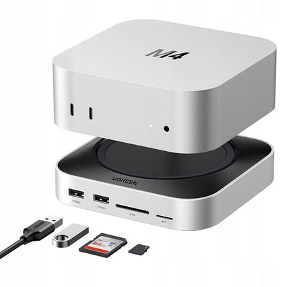 Monitoimikeskus GREEN CM841 (65487) Apple Mac Mini M4:lle, Musta