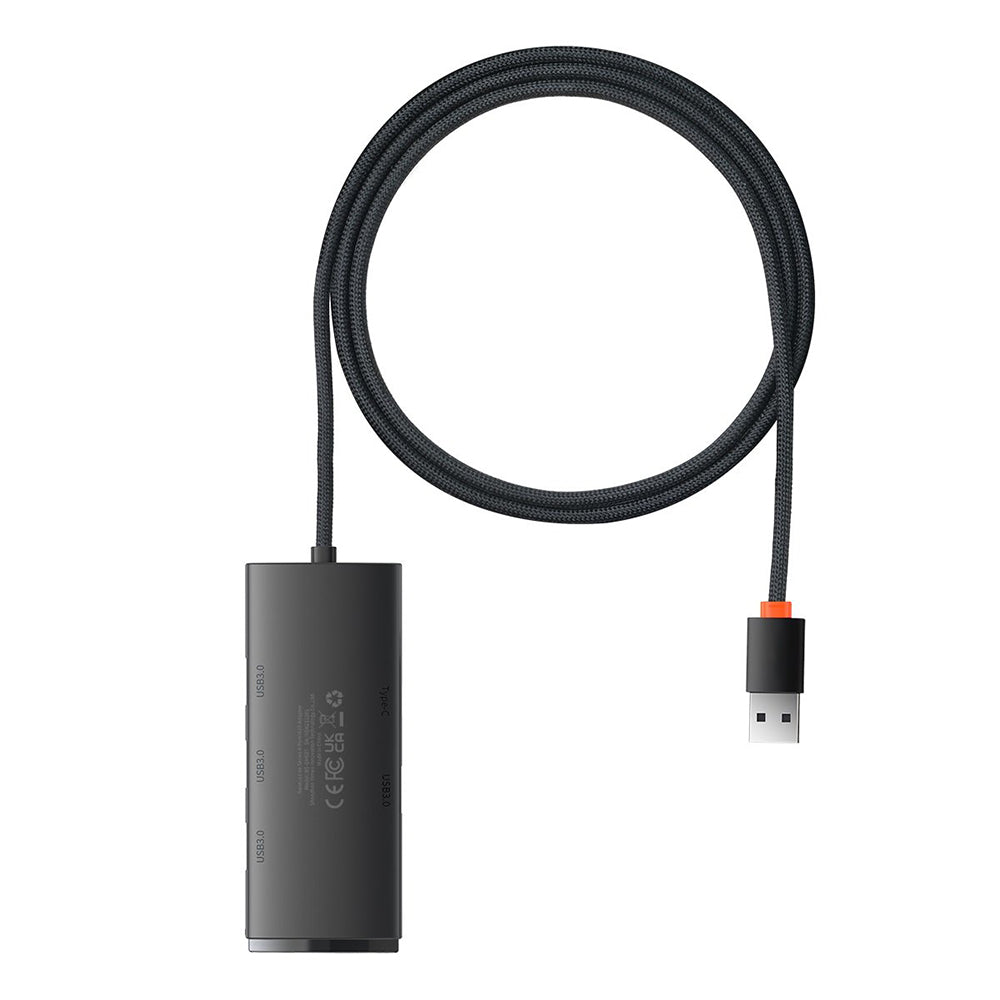 Hub USB Baseus Lite, 5in1, Musta WKQX030101