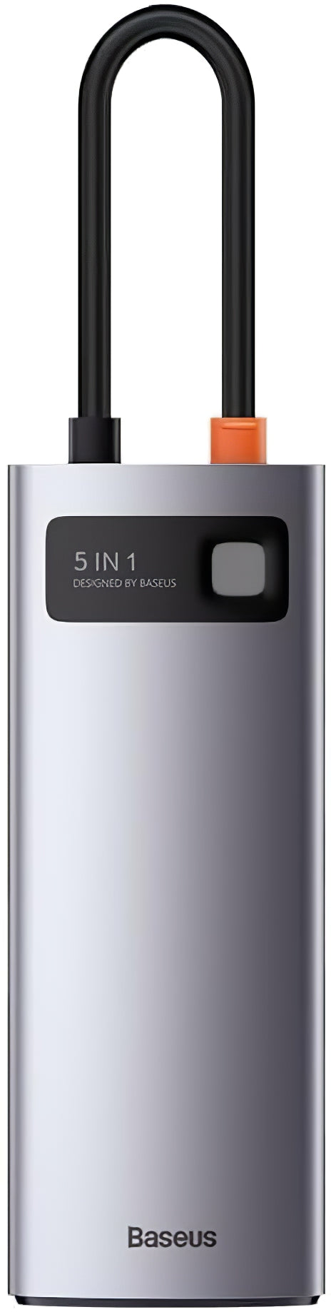 USB-C Hub Baseus Metal Gleam, 3 x USB-A - 1 x USB-C - 1 x HDMI, harmaa WKWG020013 