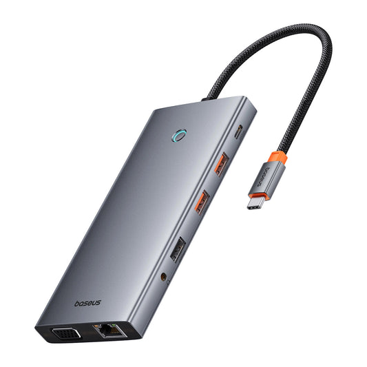 USB-C Hub Baseus PortalJoy, 13in1, Harmaa B00053002811-01