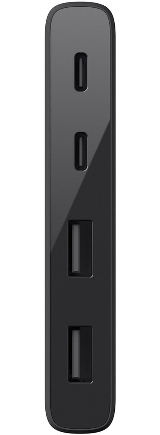 Belkin Mini USB-C -keskitin, 2 x USB-A 3.1 - 2 x USB-C, Musta F4U090btBLK