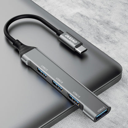 USB-C Hub Dudao A16T, 3 x USB-A - 1 x USB-A 3.0, Black 