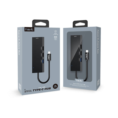 Hub USB-C HAVIT HB41, 4in1, Hopea