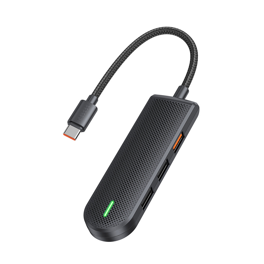 USB-C McDodo HU-1430 Star -hubi, 5in1, Musta
