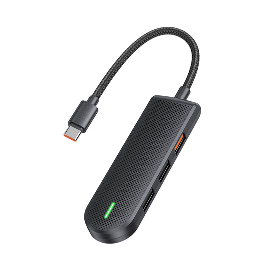 USB-C McDodo HU-1430 Star -hubi, 5in1, Musta