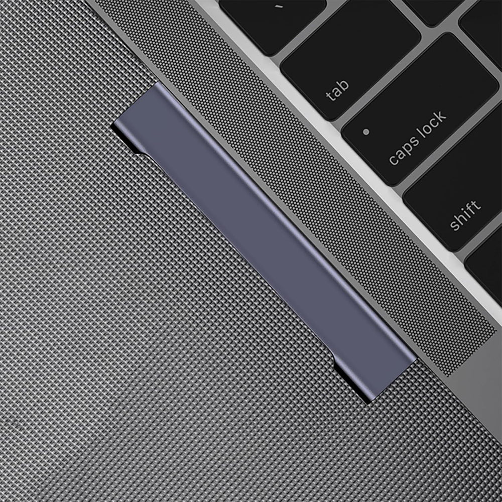 Hub USB-C Techsuit H12 ZenithDock, 4in1, Harmaa