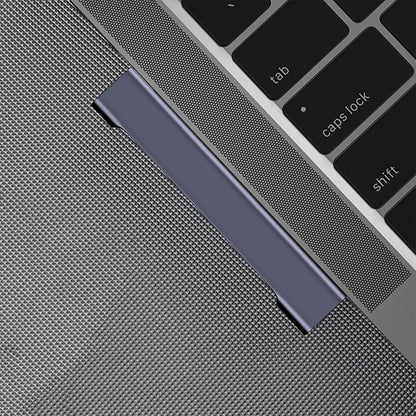 Hub USB-C Techsuit H13 ZenithDock, 4in1, Harmaa