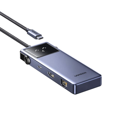 Hub USB-C UGREEN CM888 (45155) Uno, 6in1, Harmaa