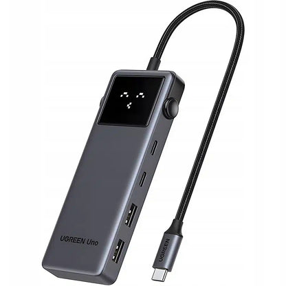 UGREEN CM888 Uno USB-C Hub, 2 x USB-A 3.2 - 3 x USB-C - 1 x HDMI, Gray
