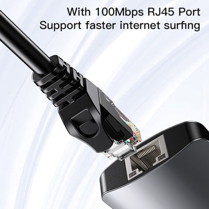 USB-C-hubi Yesido HB15, 6in1, harmaa