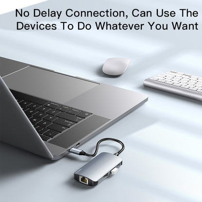 USB-C-hubi Yesido HB15, 6in1, harmaa