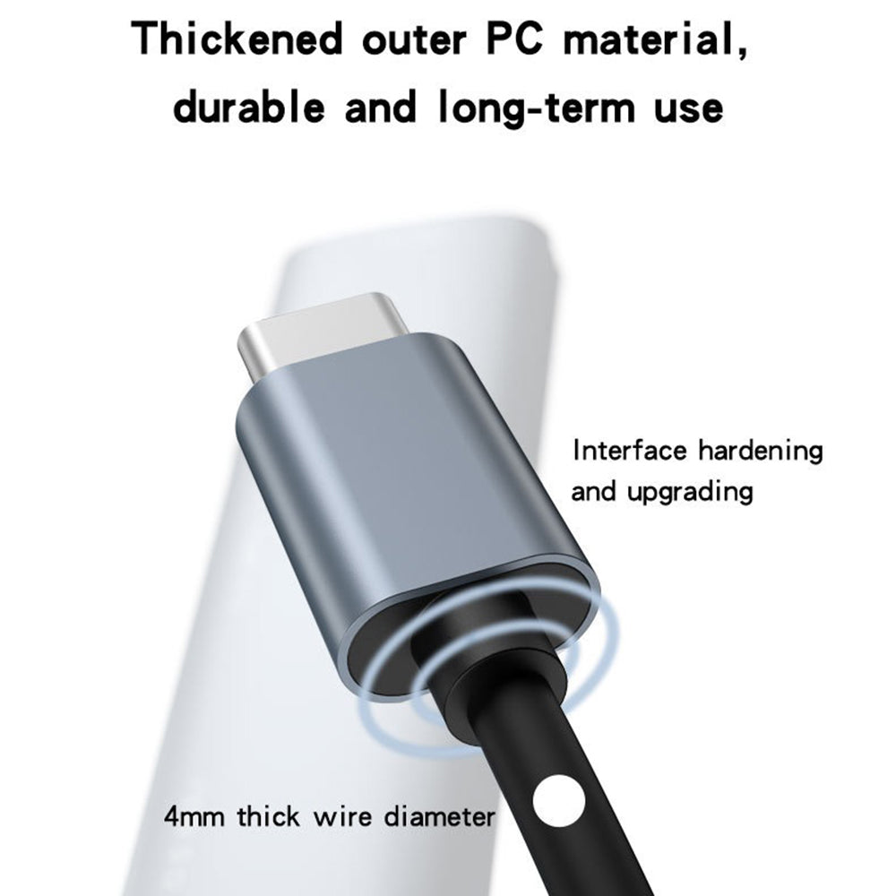 USB-C-hubi Yesido HB17, 4in1, harmaa