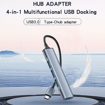 USB-C-hubi Yesido HB17, 4in1, harmaa