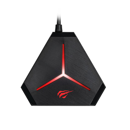 Hub USB HAVIT H95, 10in1, Musta