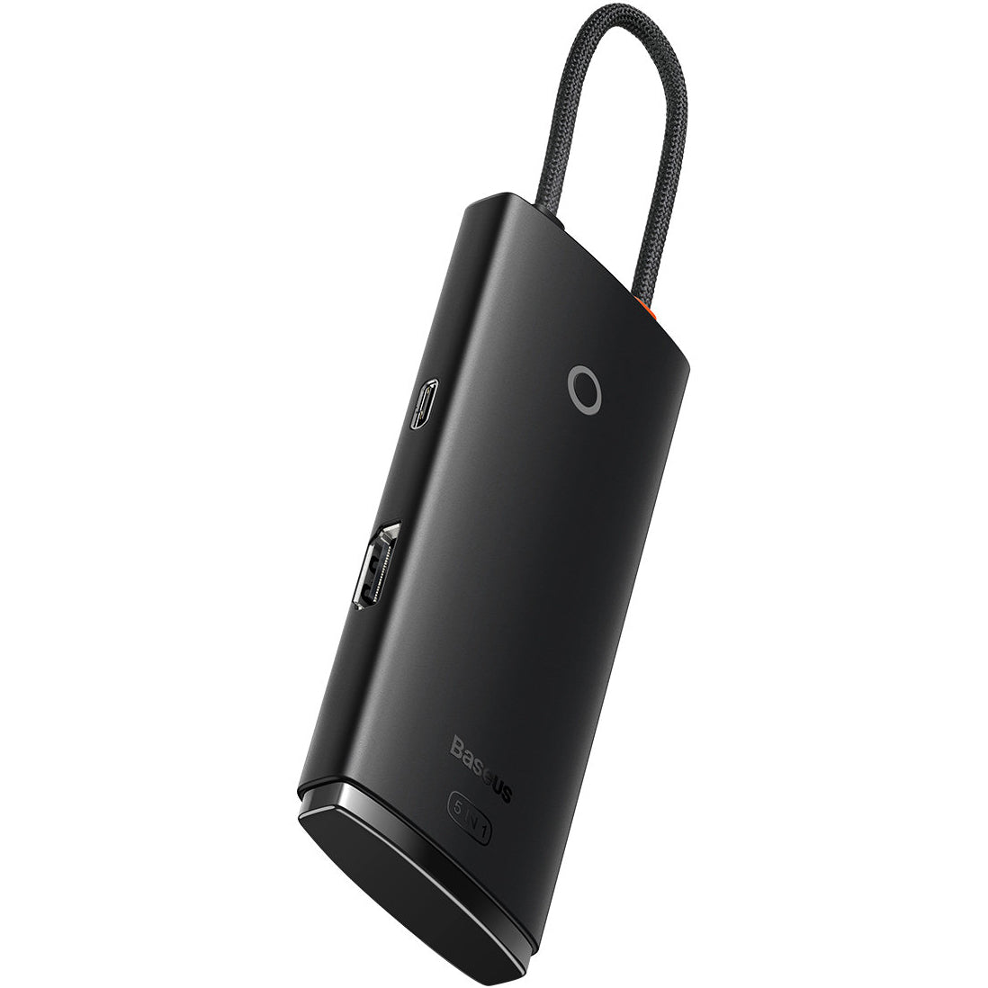 USB-C Hub Baseus Lite, 3 x USB-A 3.0 - USB-C - HDMI, Musta WKQX040001