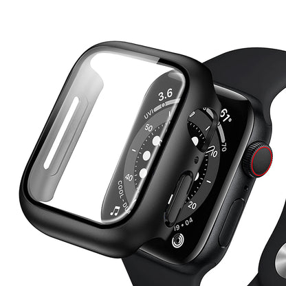 Anank Screen Guard -kuori Apple Watch Series 7 45 mm:lle, Musta