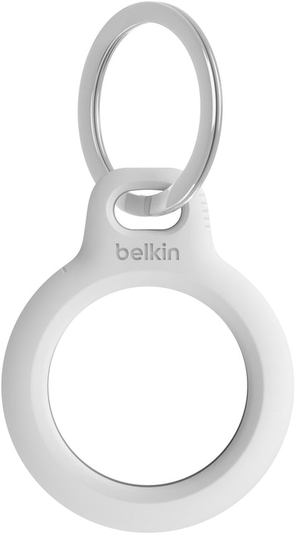 Belkin Key Ring -kotelo Apple AirTagille, valkoinen F8W973btWHT