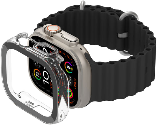 Belkin ScreenForce TemperedCurve -kuori Apple Watch Ultra Seriesille, läpinäkyvä OWA001zzCL