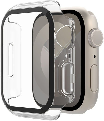 Belkin ScreenForce TemperedCurve -kuori Apple Watch 40mm / 41mm -sarjalle, läpinäkyvä OVG003zzCL